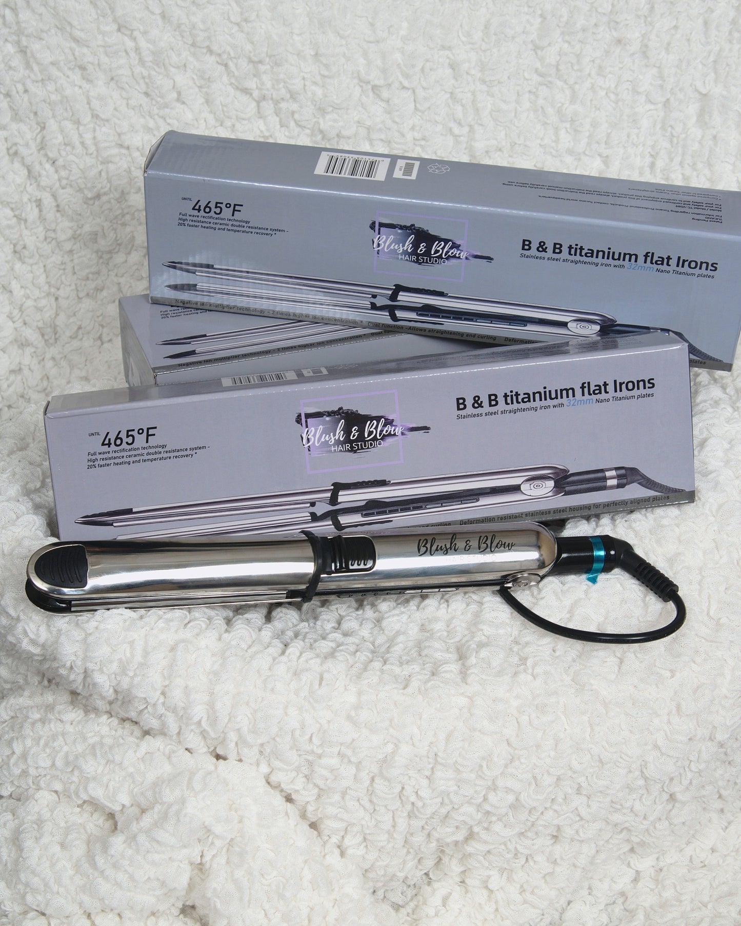 B & B titanium Flat Irons